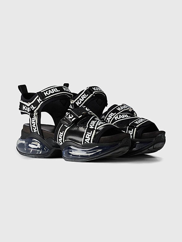 VENTURA Sandals with branded straps - 1