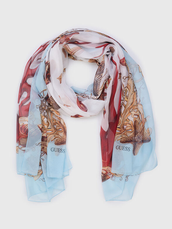 Scarf with print - 1