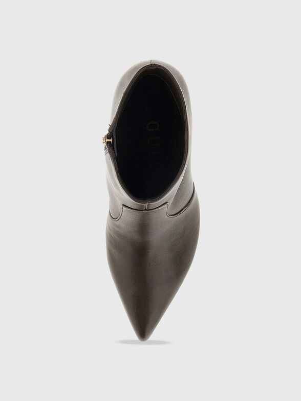 FRENKIE leather heeled boots - 3