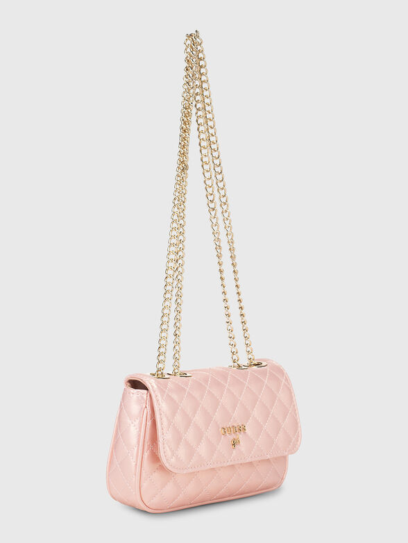 Quilted effect crossbody bag  - 4
