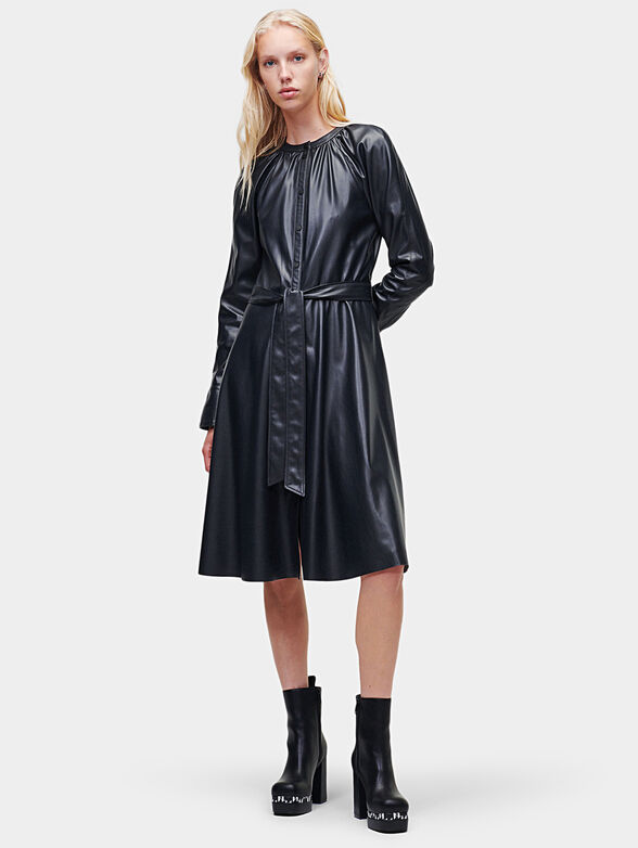 Faux leather dress  - 1