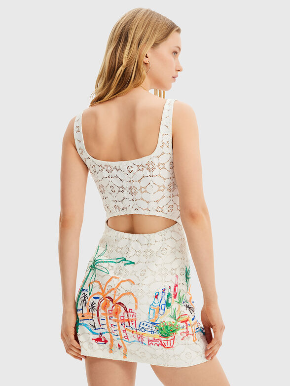 MOJITO dress with embroidery - 2