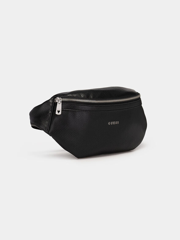 RIVIERA black waist bag with logo detail - 4