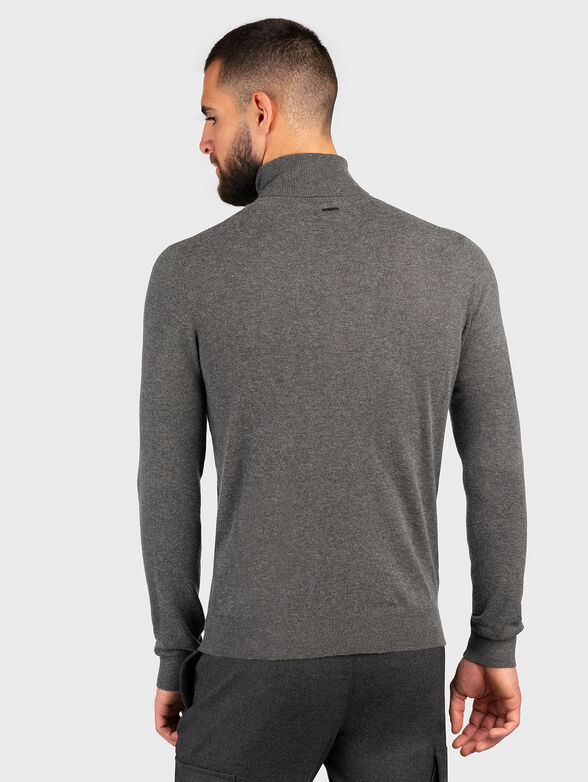 High-neck black sweater  - 2