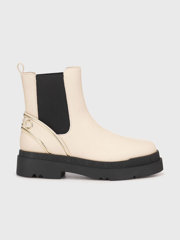 Chelsea boots with logo accent - 1