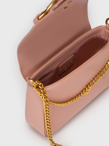 Crossbody bag with metal logo  - 5