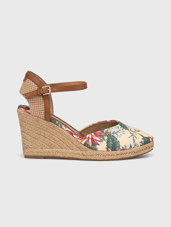 BRAVA platform espadrilles with floral print - 1