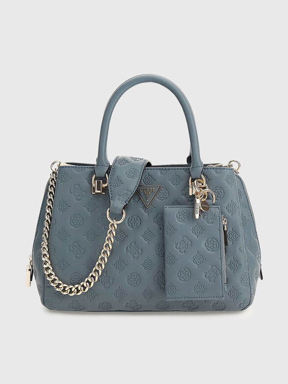 LA FEMME black handbag with metal logo - 1