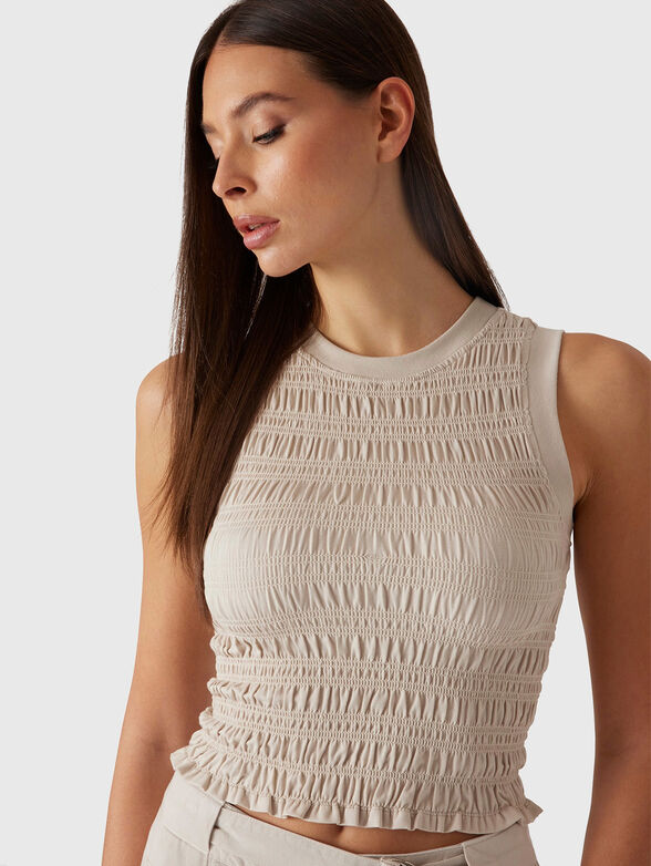 CLAIRE top with oval neckline - 3