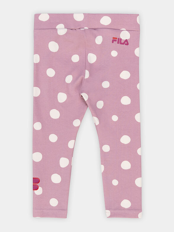 BERGAMO leggings with dotted pattern - 2