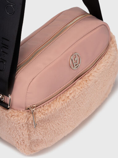 Black crossbody bag with logo  - 5