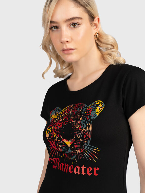 TSL061 T-shirt with art print - 4