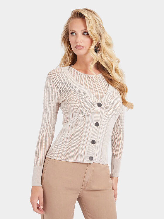 ARIELLE cardigan with buttons - 1