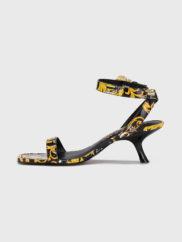 FONDO FIONA DIS. 42 black sandals with print - 4