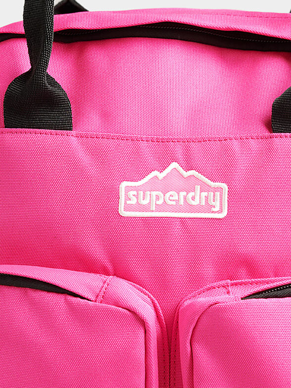 VINTAGE TOP HANDLE backpack with logo - 4