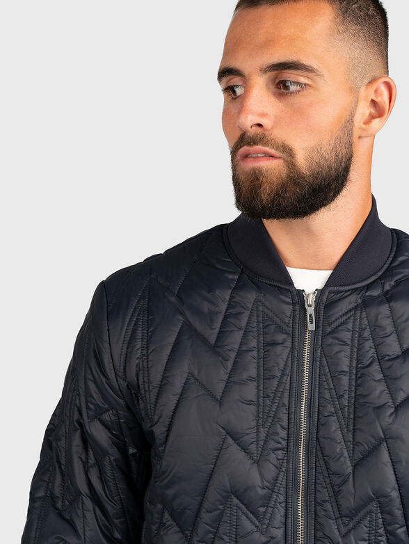 Bomber jacket with quilted effect - 4