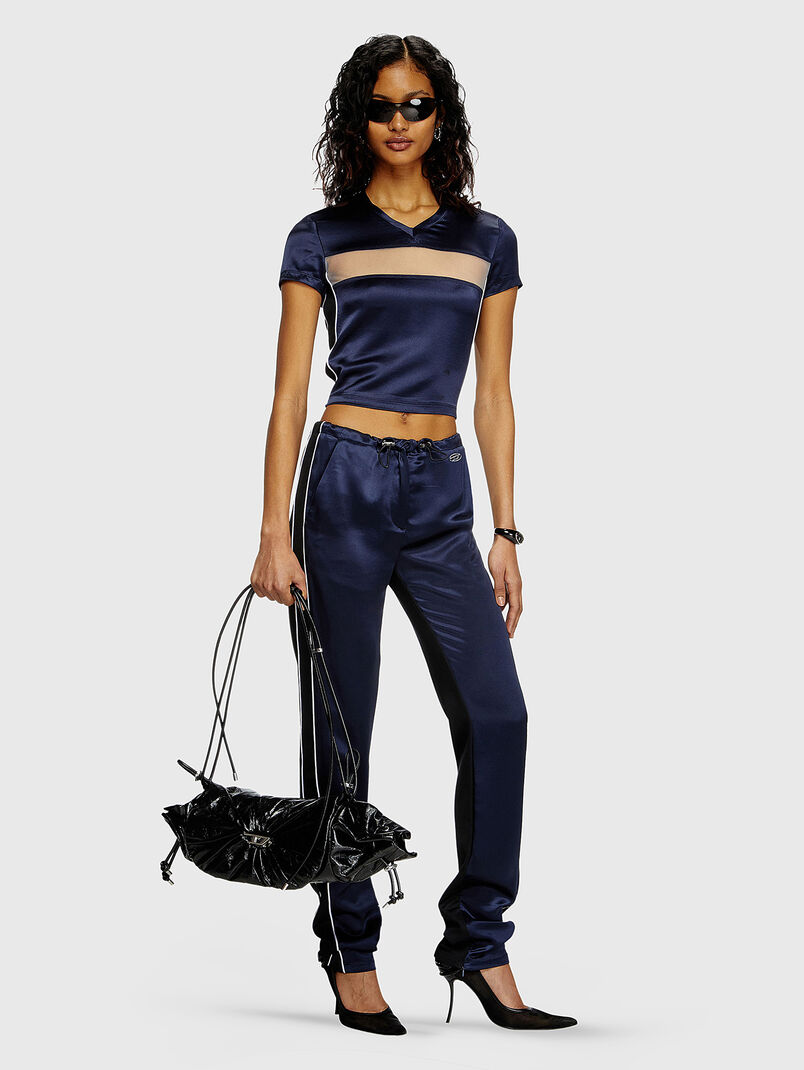 P-ROUD trousers with contrasting fabrics - 2