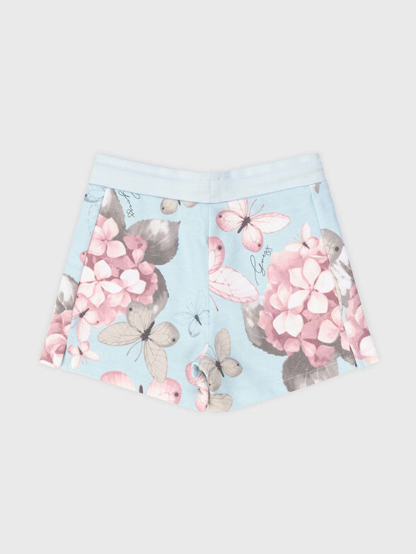 Floral print shorts - 2