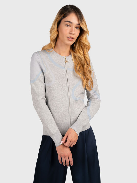 Cardigan with zip - 1