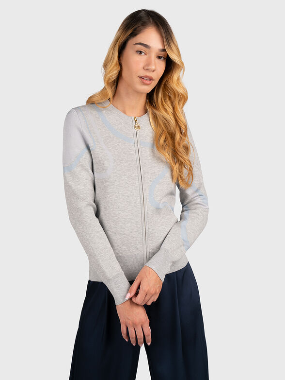 Cardigan with zip - 1