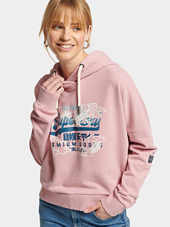 Hooded sweatshirt and logo detail - 2