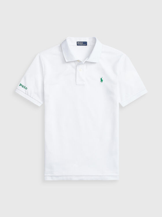 Λευκό polo-shirt - 1