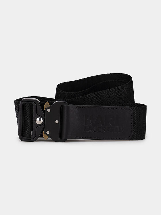 Textile belt with logo branding - 1