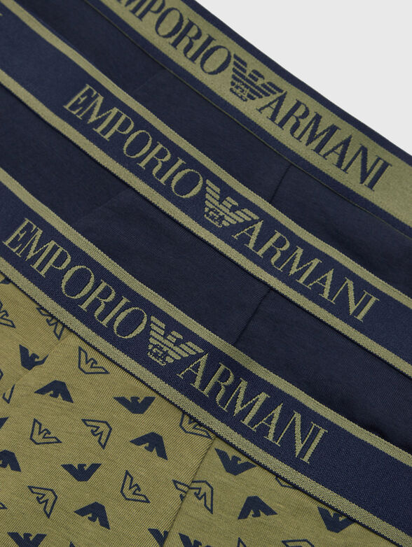 Set of three pairs of boxers with logo - 3