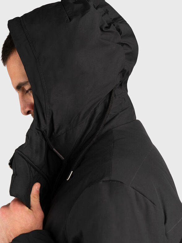 Black jacket with hood - 4