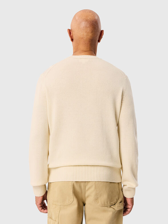 Crew neck wool sweater - 3