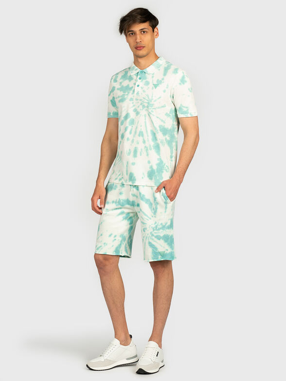 Polo-shirt with tie-dye print - 4