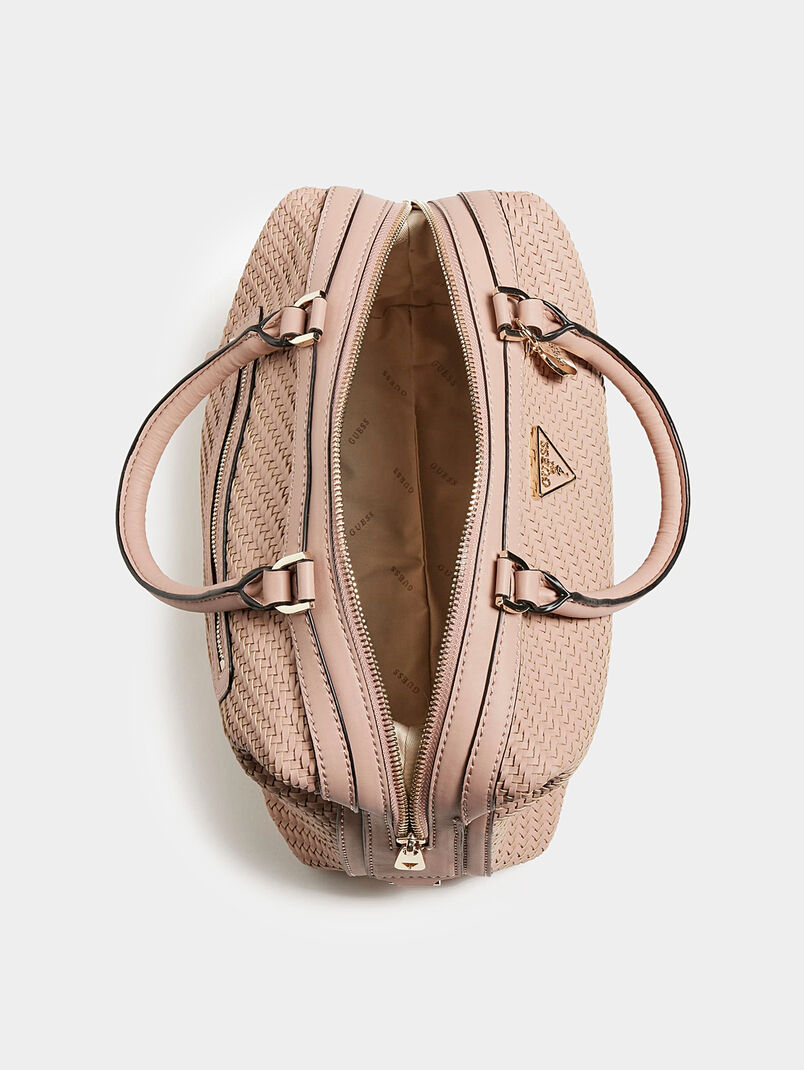 HASSIE handbag with triangular logo detail - 3