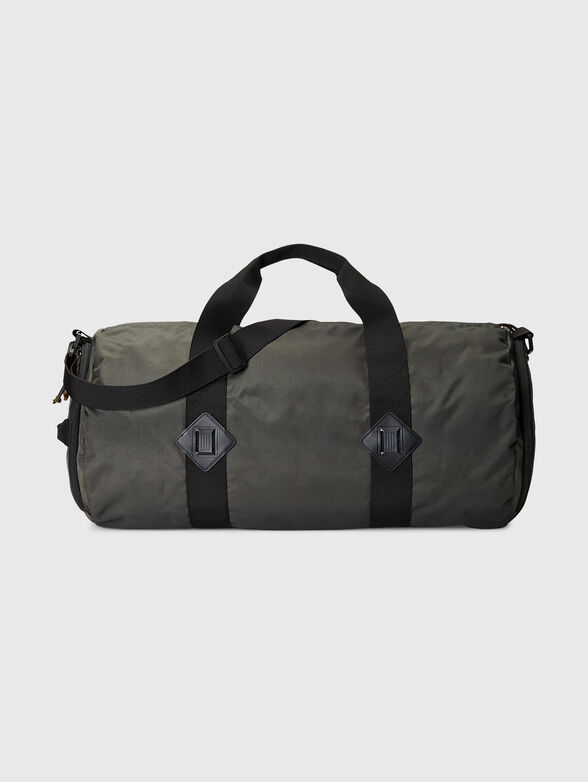 Grey sports bag with logo detail - 3