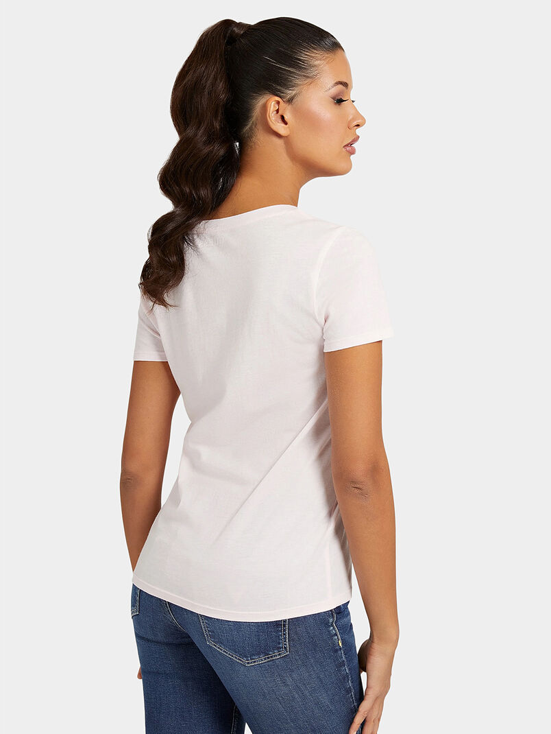 BARCODE GIRL Т-shirt in pale pink color - 3