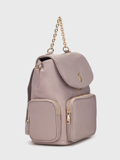 Black backpack with logo - 3