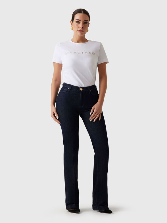CANDY cotton t-shirt with an oval neckline - 1