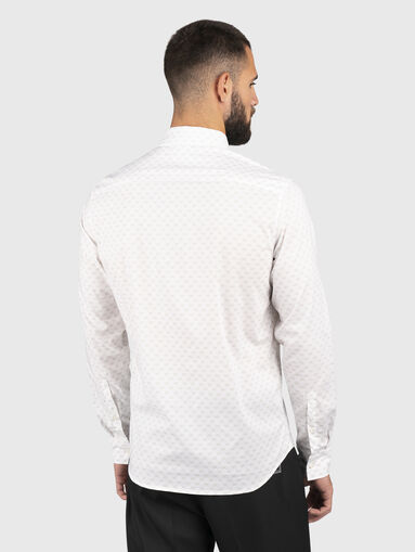 Slim shirt with monogram logo - 3