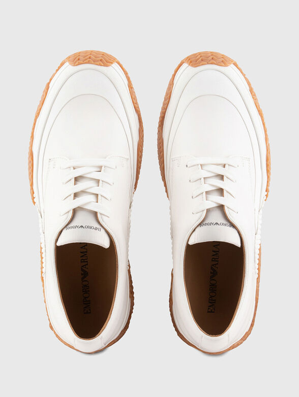 White leather sneakers - 6