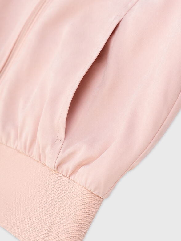 Pink zip sweatshirt  - 3