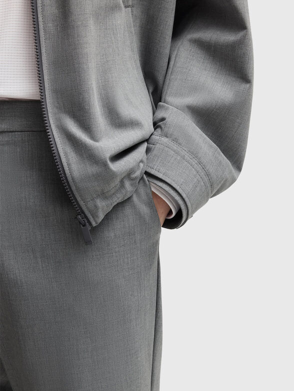 Slim trousers in wool blend - 3
