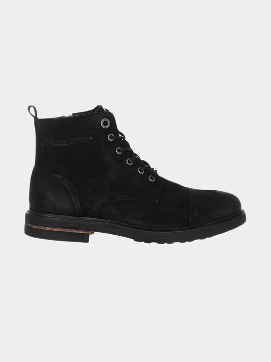 HUBERT Suede ankle boots - 1