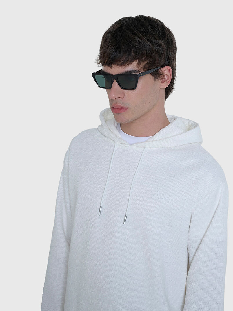 Sweatshirt with logo embroidery - 3