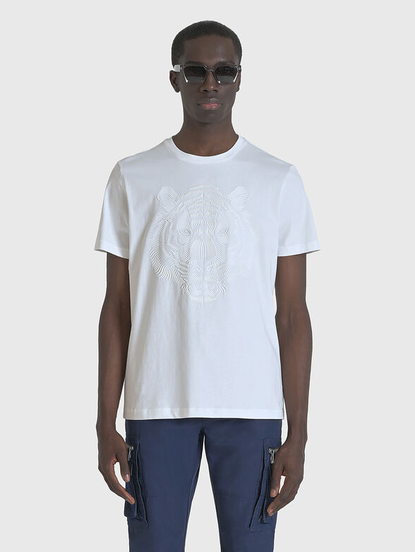 T-shirt with embossed print - 0