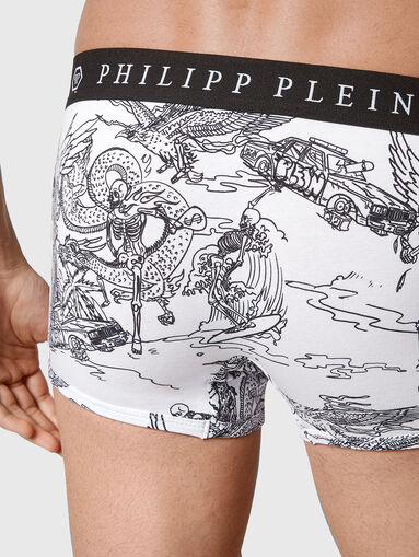 SKELETON TATTOO print boxers - 3