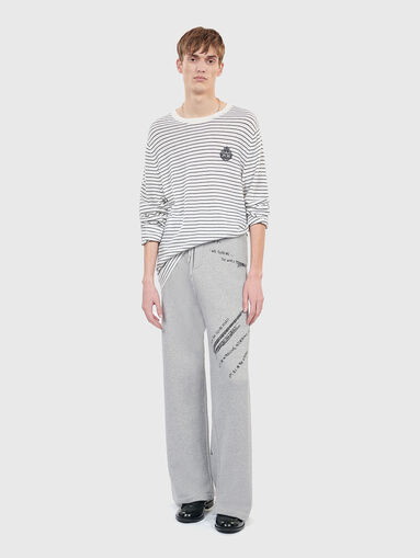 Striped blouse in wool and cashmere - 4