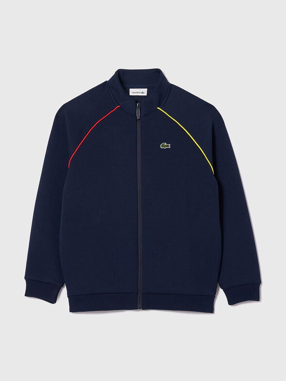 Sweatshirt with contrasting stripes - 0