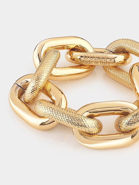 THE CHAIN bracelet in gold color - 2
