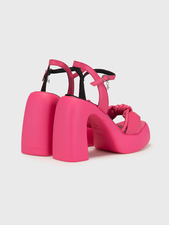 ASTRAGON HI black heeled sandals - 3