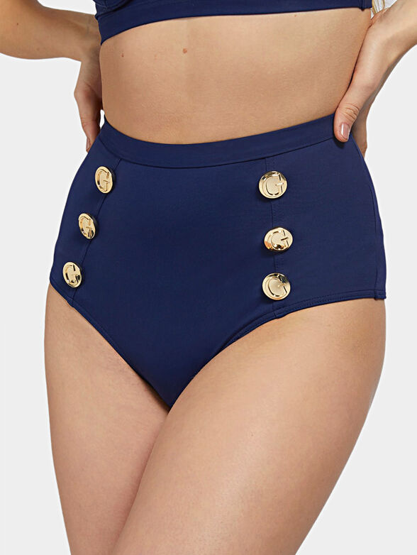 High waisted bikini bottom - 1