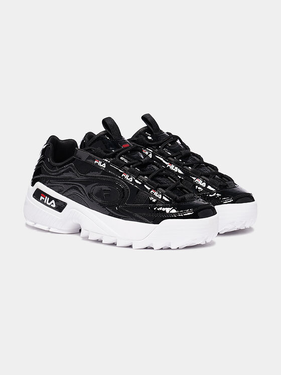 D-FORMATION Patent look sneakers - 2